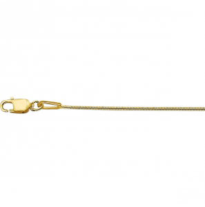 Goud slang collier 8-zijdig 1.0 mm 45 cm - 3008281