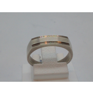 Zilver jongens/dames ring mt. 16¾ - 3009151