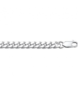 Zilver armband gourmet 5.5 mm 22 cm. - 3009042