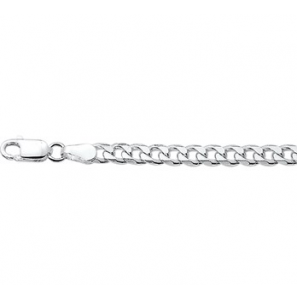 Zilver collier gourmet 4 mm 50 cm - 3009028
