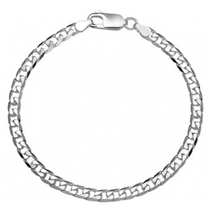Zilver collier grmt. 4 mm 60 cm. - 3009029