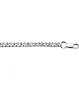 Zilver collier gourmet 3.5 mm 50 cm - 3009033