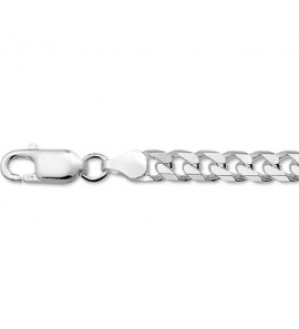 Zilver collier gourmet 6.0 mm 60 cm - 3009026