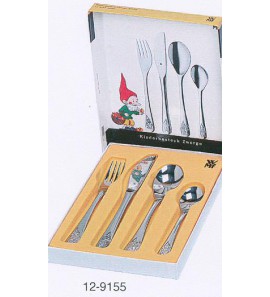 WMF kinderbestek 4 dlg. Kabouter - 3008444