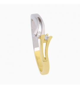 Eclat Calais dames ring diam.bril. 0.05 crt. - 3010244