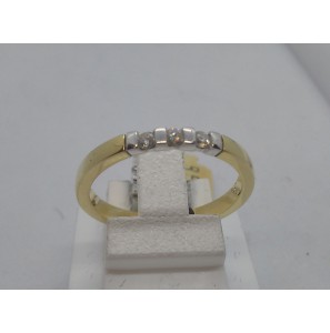 Rensini ring met diam/brilj. 0.09 VSI mt. 17¾ - 3009653