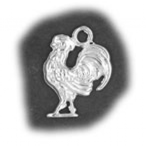 Zilver bedel haan - 3013554