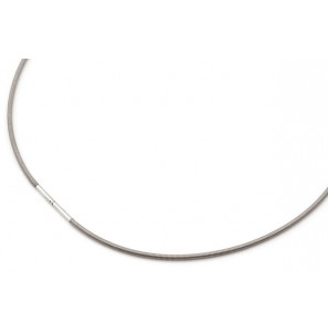 Boccia collier 0808-0145 staal - 3011003