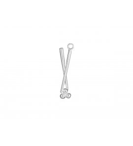 Zilver hanger/bedel Sport biljartstok/ballen - 3012467