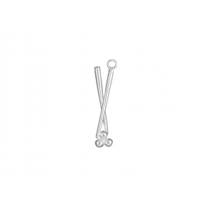 Zilver hanger/bedel Sport biljartstok/ballen - 3012467
