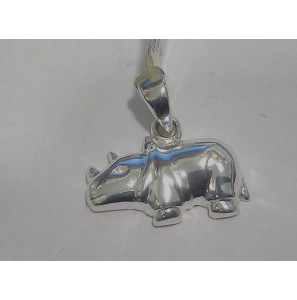 Zilver bedel Neushoorn - 3080903