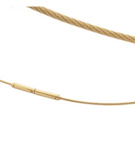 Boccia collier 0802-0245 staal/GP - 3013999