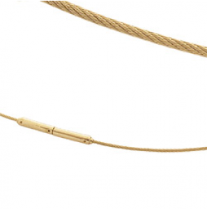 Boccia collier 0802-0245 staal/GP - 3013999