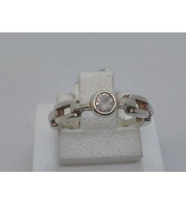 Zilver kinderring met zirkonia mt. 14 - 3013718