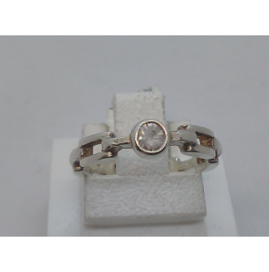 Zilver kinderring met zirkonia mt. 14 - 3013718