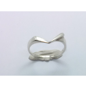 Zilver dames ring fantasie mt. 18 - 3012038