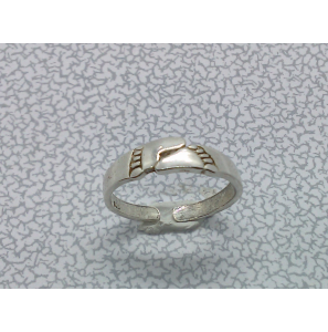 Zilver teenring voetjes - 3013414