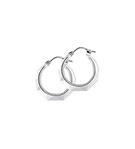 Zilver schipperscreool met parelrand 16 mm - 3022599