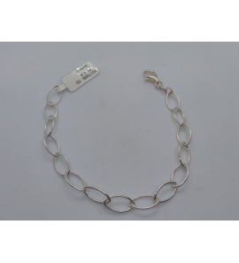 Zilver  armband ovaal ogenketting 19 cm - 3017465