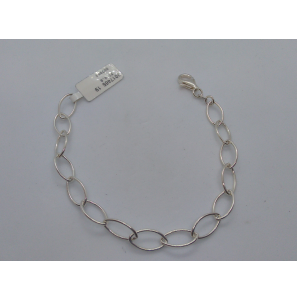Zilver  armband ovaal ogenketting 19 cm - 3017465