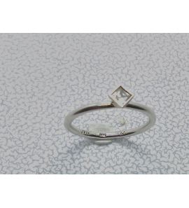 Zilver aanschuifring met vk zirlinia mt 17½ - 3019861