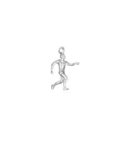 Zilver hanger/bedel hartloper - 3017149