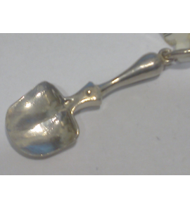 Zilver hanger/bedel schep - 3017630