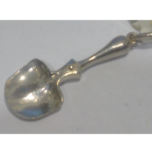 Zilver hanger/bedel schep - 3017630