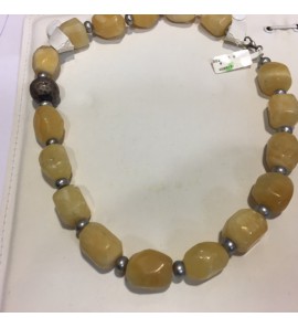Collier calzit-SW parels - 3021843