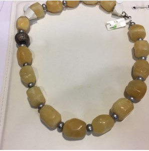 Collier calzit-SW parels - 3021843