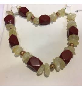 Collier jaspis-beergkristal-SWparels - 3021844