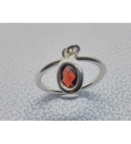 Pure dames ring met granaat mt. 17 - 3022173