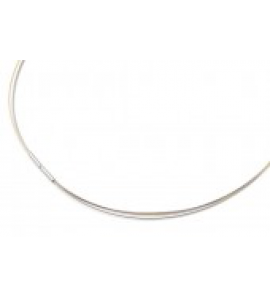 Boccia collier 0804-0245 staal/bicolour - 3061251
