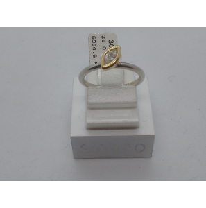 Spining dames ring silver Navette 853 XXS - 3062247