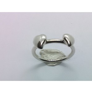 Zilver Spinning aanschuif ring met 2 hartjes mt. 16¼ - 3063263