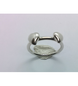 Zilver Spinning aanschuif ring met 2 hartjes mt. 17½ - 3063265