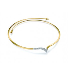 Diamonde Ensemble Saône choker met 0.70 crt. 1e sys - 3067055
