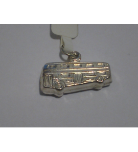 Zilver hanger/bedel Bus dubbeldeks - 3072578