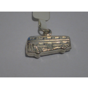 Zilver hanger/bedel Bus dubbeldeks - 3072578