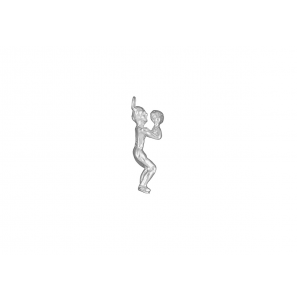 Zilver hanger/bedel Korfballer - 3065478