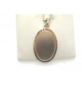 Zilver graveerplaat ovaal 14x20 mm - 3067317