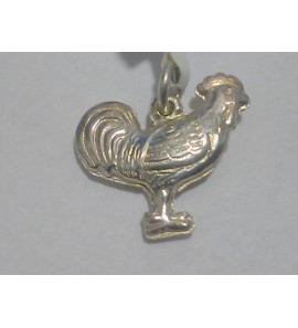Zilver bedel haan - 3066158