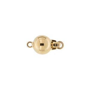 Goud sluiting bol 7 mm - 3072158