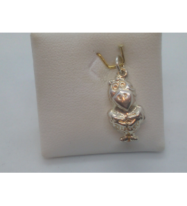 Zilver hanger/bedel Meneer de Uil - 3072582