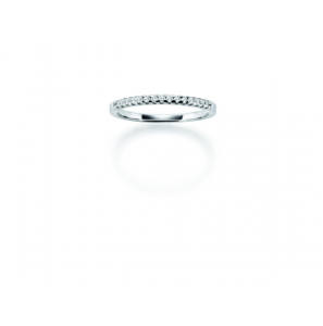 Diamonde Memoire Siders aanschuifring wit diam/bril. 0.15 crt - 3067137