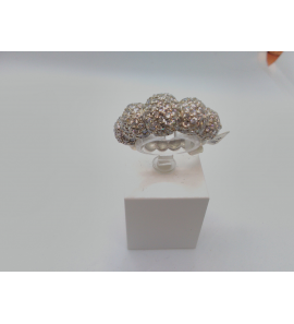 Zilver dames ring met zirkonia - 3065079