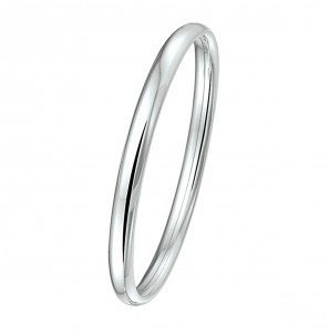 Zilver slavenband dop 4 mm ovaal 64 mm - 3068299
