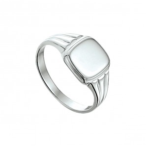 Ziver jongensring cachet - 3070621