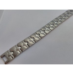 Titaan armband mat/glans 22 cm - 3071861