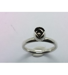 Zilver aanschuifring tulp mt. 17½ - 3073175